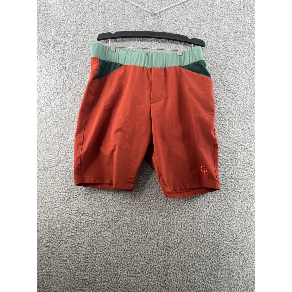 Betabrand Mens Two-Tone Elastic Waist Shorts  Boardshorts Swim Size M